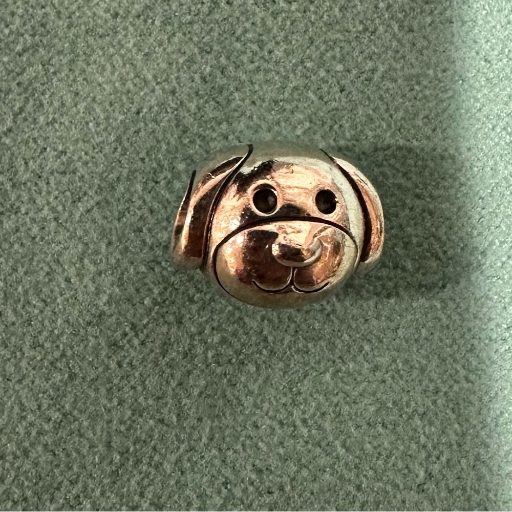 Pandora silver Dog Face Charm